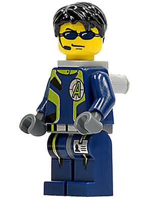 LEGO® Agent Chase - Dual Sided Head, Neck Bracket Item No: agt004 - E474