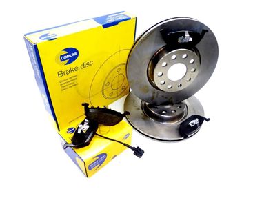 Bremsscheiben Bremsbeläge VA Scheiben BELÄGE FÜR AUDI A3 SEAT SKODA YETI VW GOLF