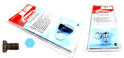 Corteco Ölablassschraube Dichtring FÜR BMW E30 E36 E46 318i 320i E60 520i X3 X5
