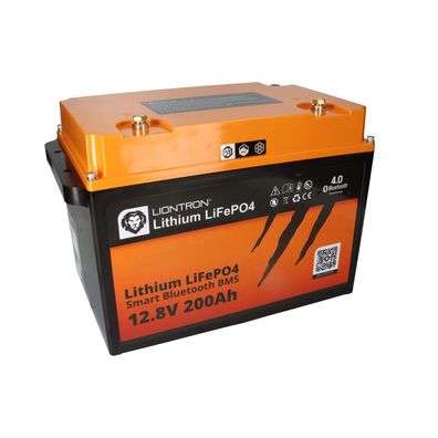 Liontron LiFePO4 12,8V 200Ah LX Smart BMS mit Bluetooth - All In 1 - Marine