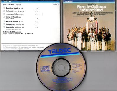 Julius Fucik Tschechische Philharmonie CD EINZUG DER Gladiatoren © 1984 Teldec