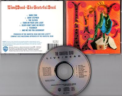 The Grateful Dead CD LIVE / DEAD © 1989 Warner Bros. Records 927 181-2 near mint