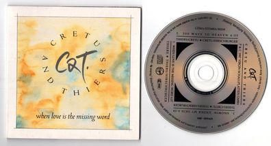 Michael Cretu & Manfred Thiers Promo-CD 1988 WHEN LOVE IS THE Missing WORD 3-tr