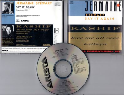 Jermaine Stewart Promo-CD SAY IT AGAIN © 1988 US 2-tr Kashif - Love Me All Over