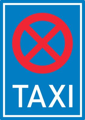 Aufkleber Taxistand