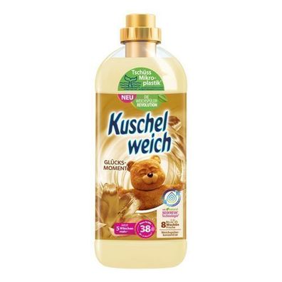 Kuschelweich Glücksmoment Weichspüler 1 L - Made in Deutschland