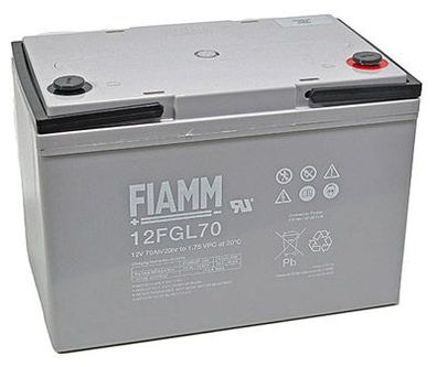 Fiamm Blei-Akku 12FGL70 12V 70Ah Pb M6 Innengewinde