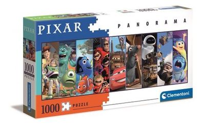 Clementoni - Puzzle 1000 Panorama Collection Disney Pixar