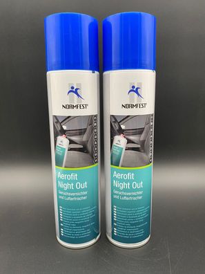 2x Normfest Aerofit Night Out Geruchsvernichter 400ml Lufterfrischer Auto