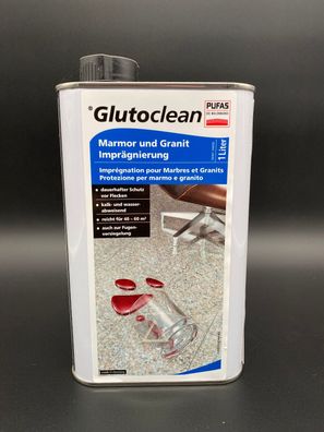 Glutoclean Marmor und Granit Imprägnierung 1 Liter Naturstein Kunststein 1l