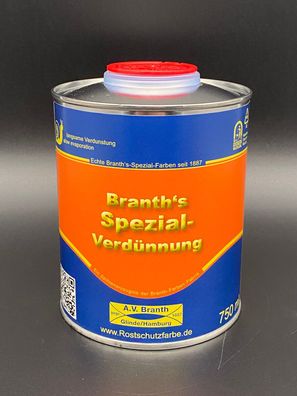 Branth's Spezial Verdünnung 750ml Farbverdünnung Verdünner Brantho