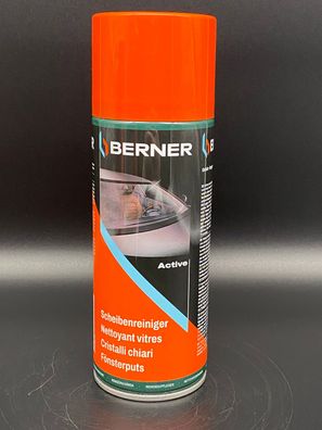 Berner Scheibenreiniger Active 400ml auch für Lack und Chromteile