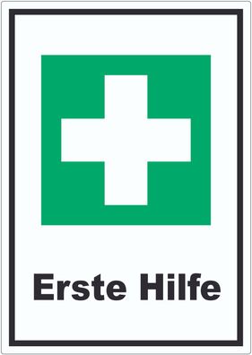 Erste Hilfe Aufkleber