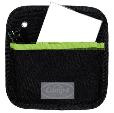 Camp 4 Utensilo Tessa 1, mit 1 Tasche, Schwarz/Lime, B20xH20cm, ?senbefestigung