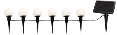 Best Season LED-Solarlichterkette Balls Combo 6-teilig warmweiß