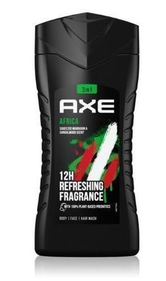 Axe Africa Duschgel, 250ml - Erfrischendes Pflegeerlebnis