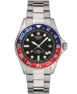 Swiss Alpine Military Master Diver GMT SAM7052.1131 Herrenuhr Master Diver GMT