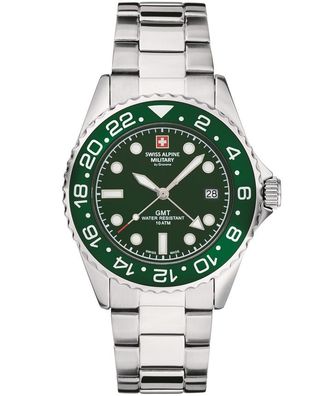 Swiss Alpine Military Master Diver GMT SAM7052.1134 Herrenuhr Master Diver GMT