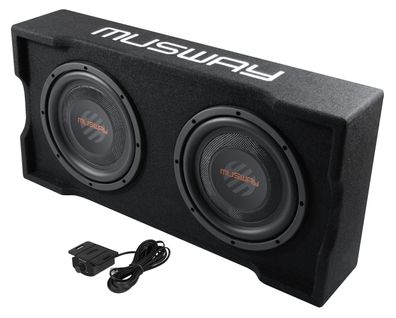 MUSWAY Gehäusesub Subwoofer Bass Hifi MF210A (aktiv)