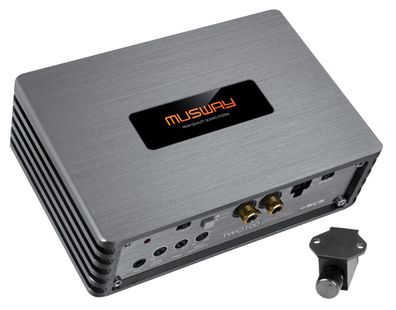 MUSWAY Digital 2-Kanal AMP TWO100 2-Kanal Verstärker Endstufe KFZ Auto PKW