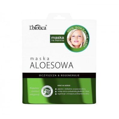 L`Biotica Aloe Vera Gesichtsmaske - Feuchtigkeitsspendende Hautpflege