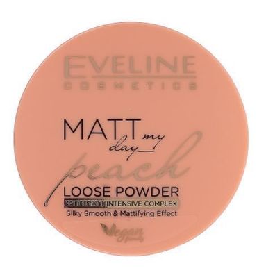 Eveline Mattierender Pfirsich Puder, 6g