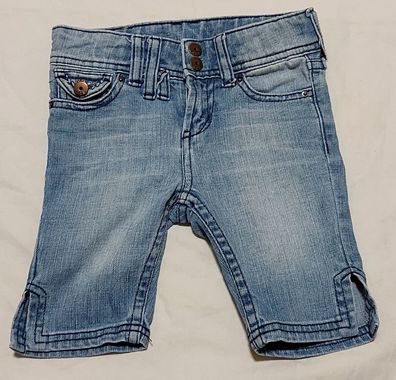 H&M Jeans Shorts Gr. 92 Mädchen kurz blau #A8# Fit Star Hose