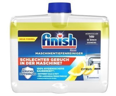 Finish Zitronenduft Geschirrspüler Reiniger 250ml