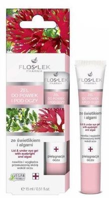 Flos-Lek Augenlidgel mit Augentrost und Algen 15ml