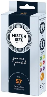 Mister Size Premium Kondome, 57mm, 10 Stk