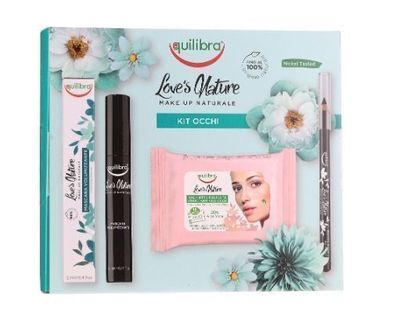 Premium Augenpflege-Set: Mascara 12 ml + Augenstift 1,1 g + Make-up-Entferner-Técher