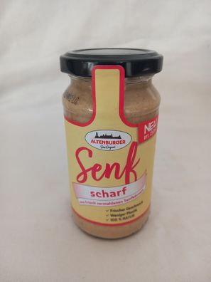 Altenburger Senf scharf 200 ml