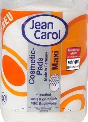 Jean Carol Maxi Kosmetik-Pads, 40 Stück - Hautpflege Set