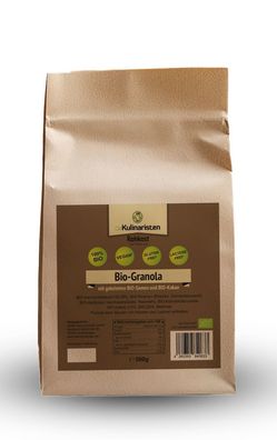 25,98 €/ kg | Die Kulinaristen - BIO-GRANOLA und Bio-Kakao/ Saaten, 500g