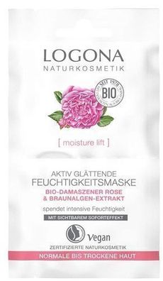 Logona Rosenextrakt Feuchtigkeitsmaske, 15ml