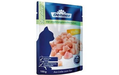 Dehner Premium Sensitive Adult Katzenfutter 100g