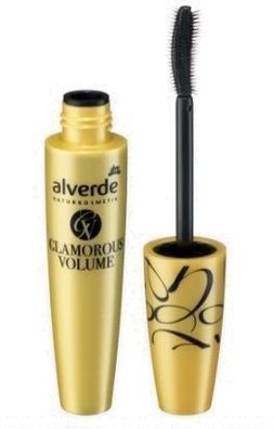 Alverde Glamour Wimpern Volumen Mascara, 17ml - Natürliches Volumen