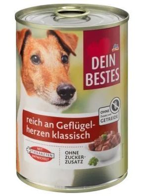 Dein Bestes Nassfutter für Hunde – Hühnerherz in Sauce