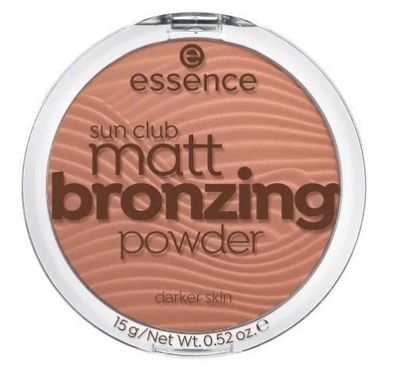 Essenz Sonnenklub Matt Bronzing Puder - Perfektes Bronze Finish, 15g