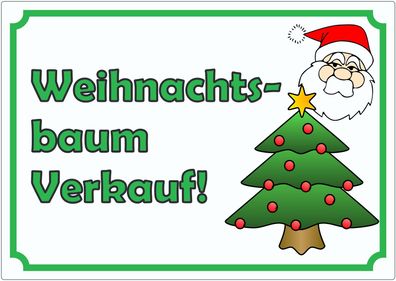 Werbeaufkleber Aufkleber Weihnachtsbaum