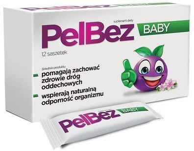 Pelbez Baby, Natürliche Pulverlösung, 12 Portionsbeutel