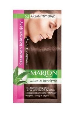 Marion Farbendes Shampoo - Samtbraun Nr. 52 - 40 ml