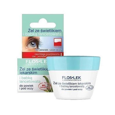 Flos-Lek Augen- und Lidgel mit Johanniskraut und Spitzwegerich - 10g