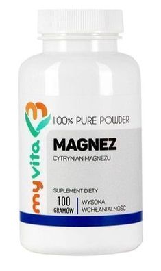 Magnesiumcitrat Pulver, 100g - Nahrungsergänzungsmittel in Premium-Qualität