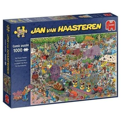 Puzzle 1000 Teile - Blumenparade Jan van Haasteren