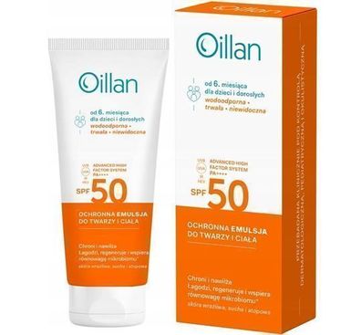 Oillan SPF 50+ Emulsion, 100ml