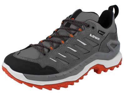 LOWA Innovo GTX Lo Herren Trekkingschuhe Wanderschuhe grau flame Veloursleder