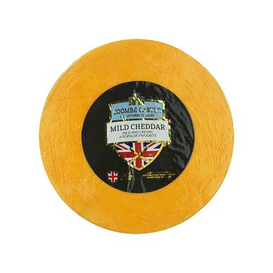 Food-United mild cremiger Cheddar Käse-Laib 2kg semi-mature cheddar 3 Monate gereift