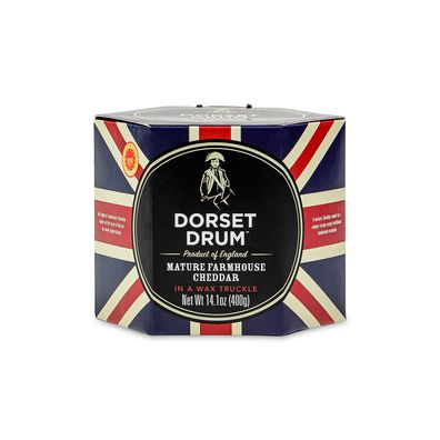 Food-United Farmhouse Cheddar DOP Dorset Drum 400g mature cheddar 12 Monate gereift