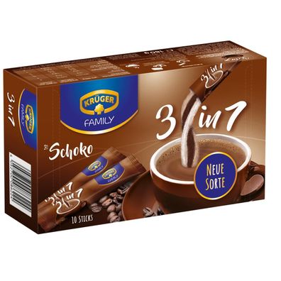 KRÜGER FAMILY Kaffee 3in1 10028622 Schoko 10St